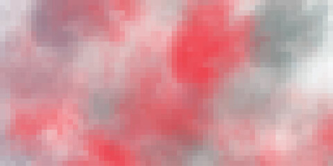 Wall Mural - Abstract watercolor pixelated texture featuring shades of red pink and gray for digital backgrounds and creative designs