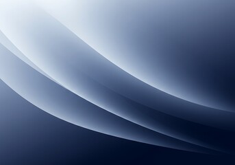 Wall Mural - an abstract blue and white background with smooth, flowing curves and a modern feel