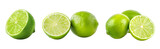 Fresh green limes