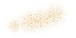 © Noy - Gold Glitter Smear - Abstract Sand Dust Texture, Isolated Sparkle Element on Transparent Background