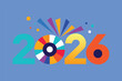 © Saiful - Colorful 2026 Happy New Year Vector Design