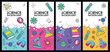 © Ezzy - Science and chemistry element template banner vector background
