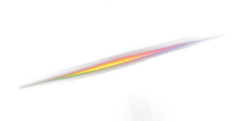 Wall Mural - abstract colorful light streaks long exposure effect on transparent background
