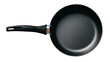 © CStock - Non-stick frying pan with a sleek black surface, ideal for cooking a variety of dishes.