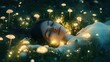 © fourtakig - Enchanted Forest: Woman Sleeping Amongst Glowing Mushrooms