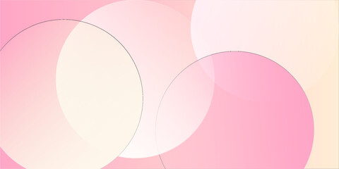 Wall Mural - pastel colorful pink and yellow gradations abstract simple