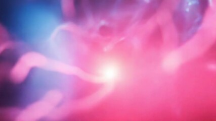 Wall Mural - pink and blue plasma filaments creating energy field