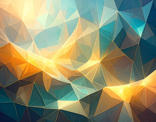 Canvas Print - abstract geometric background pattern with modern digital triangle texture. beautiful wallpaper desi