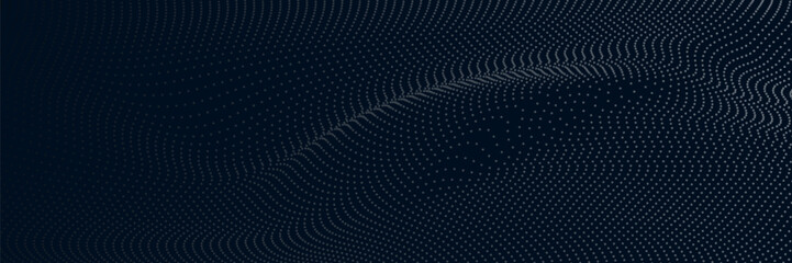 Abstract digital waving 3d particle technology background design. Futuristic moving dots particles.presentation,poster,website,simple design