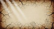 © Artha - Dry cracked earth texture with light rays, creating a desolate and barren landscape effect.