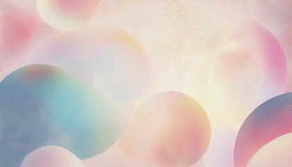 Wall Mural - pastel bubbles with intricate textures and soft gradients in pink and blue hues, ideal for abstract backgrounds or artistic design projects