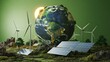 © Kolpona - Earth's Green Energy Future: Solar and Wind Power