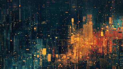 Wall Mural - complex electronic circuitry creating futuristic technological background