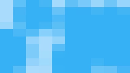 Wall Mural - Blue pixelated abstract background with square blocks
