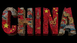 Exploring china travel guide flag art chinese culture and travel destinations