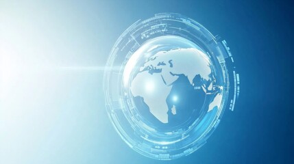 Business background of Internet technology concept
