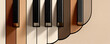 © Amity - A stylish and abstract music banner with textures and earthy tones..