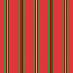 Wall Mural - Seamless striped pattern in red and green.Vertical stripes lines abstract repeat pattern for Christmas, winter.Vector illustration background wallpaper for fabric and prints.