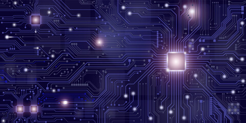 Circuit board. Technology background. Central Computer Processors CPU concept. Motherboard digital chip. vector eps10