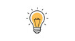 © Emon - Bright idea glowing lightbulb symbolizing creativity and innovation for business success