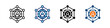 © SU - Networking All In One Icon Multi Styles Vector Set