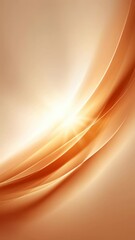 Canvas Print - elegant radiant flow with warm glow and soft gradient accents