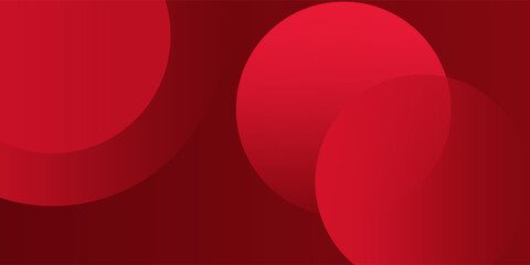 Wall Mural - Abstract red background. Modern and Creative Trend design in vector illustration modern design circle