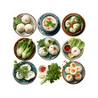 © Zatimesu - Delicious Variety of Asian Steamed Buns and Dumplings A Culinary Collection