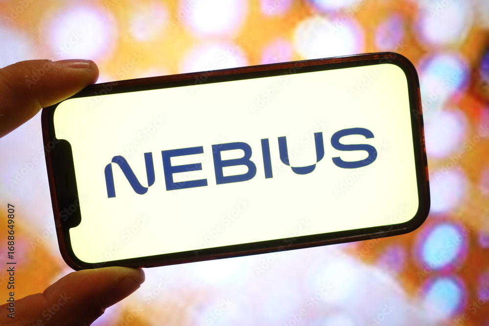 Konskie, Poland - June 19, 2025: Nebius Group company logo displayed on  mobile phone Stock Photo | Adobe Stock