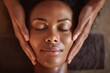 © Popelniushka - Serene African Beauty Indulging in Natural Spa Treatment for Ultimate Relaxation