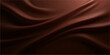 © Robin - Brown silk and satin fabric background with smooth flowing texture and luxurious chocolate waves