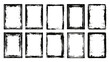 © Ritaaym - 10 Grunge Black Rectangular Frames; Border Design