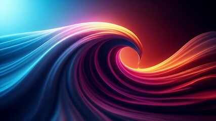 Abstract Colorful Swirling Wave Design concept inspired by Abstract Colorful Swirling Wave Design highlighting