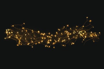 Wall Mural - warm light lighting illuminated celebration.