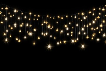 Wall Mural - string lights backgrounds decoration chandelier.