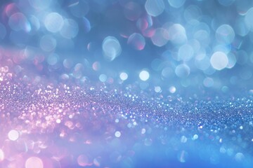 Wall Mural - pastel glitter light bokeh backgrounds illuminated celebration.