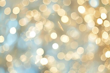 Wall Mural - white bokeh backgrounds glitter light.