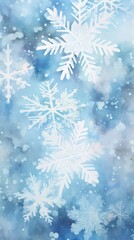 Canvas Print - snowflakes pattern abstract nature shape.