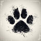 Animal paw print design