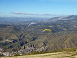 Paragliders at Cenes in the Sierra Nevada, Spain	