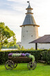 View of the Pskov Kremlin (Krom) tower, Pskov, Russia