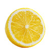 © Adriyanca - Close-up of a lemon slice, vibrant yellow,  showing the juicy interior