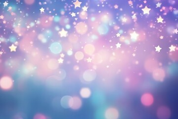 Wall Mural - star pattern bokeh effect background backgrounds glitter illuminated.
