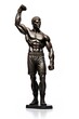 © Rawpixel.com - Greek sculpture raising fist statue figurine bronze.