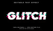 © Treezone Design - glitch black background vector text effect with modern style