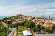 View of Montalcino town from the Fortress in Val d'Orcia, Tuscany, Italy
