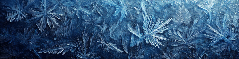 Wall Mural - Frost background with Copy Space