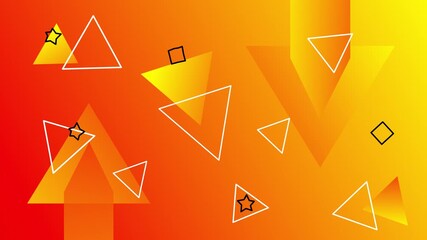 Futuristic Abstract Shape Design Animation Background