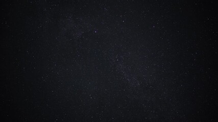 Wall Mural - Timelapse of the dark night sky full of stars
