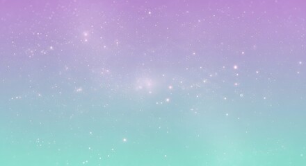 Soft gradient background with sparkling glitter and bokeh effect